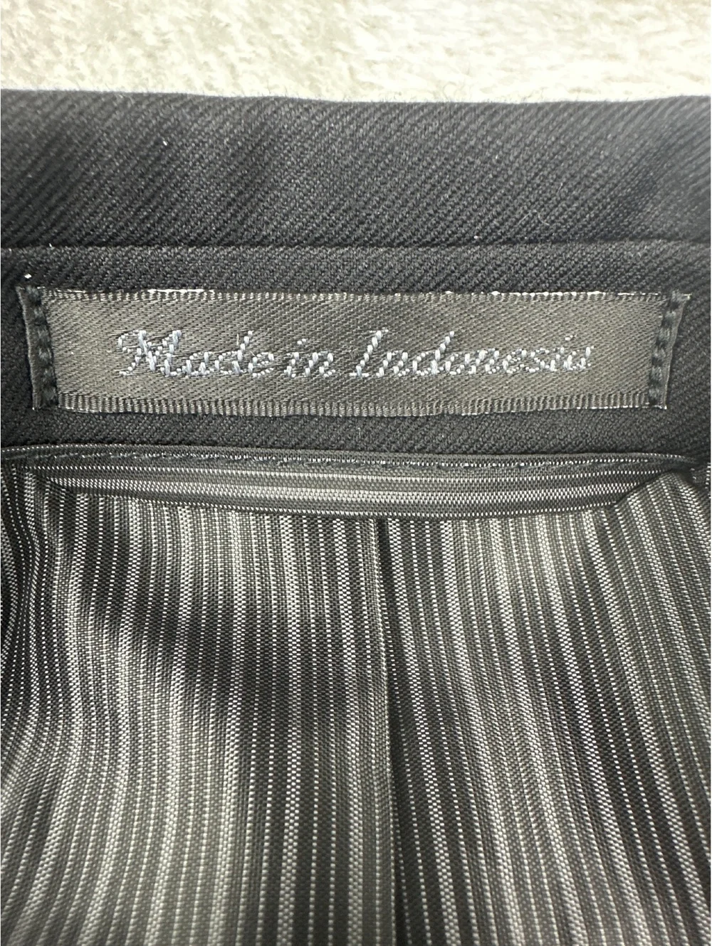 Calvin Klein Men's Charcoal Gray 100% Wool Blazer Suit Jacket 48L